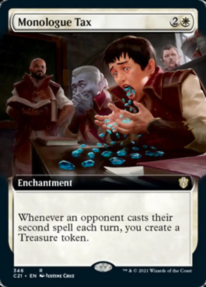 Monologue Tax (Extended Art) [Commander 2021] - MTG Single