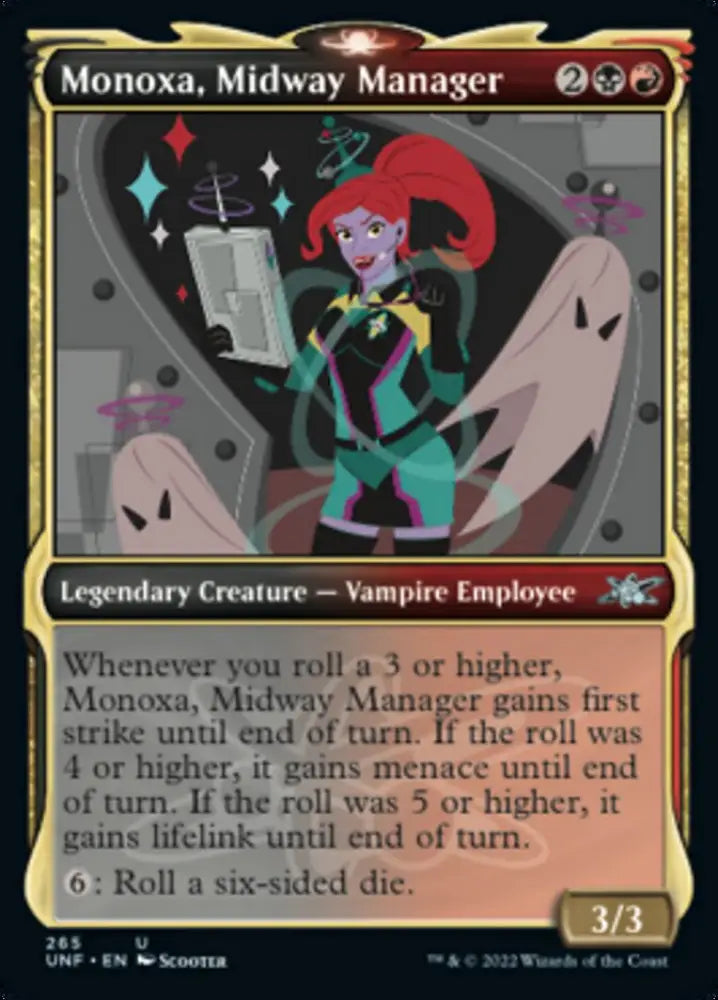 Monoxa Midway Manager (Showcase) [Unfinity] - MTG Single