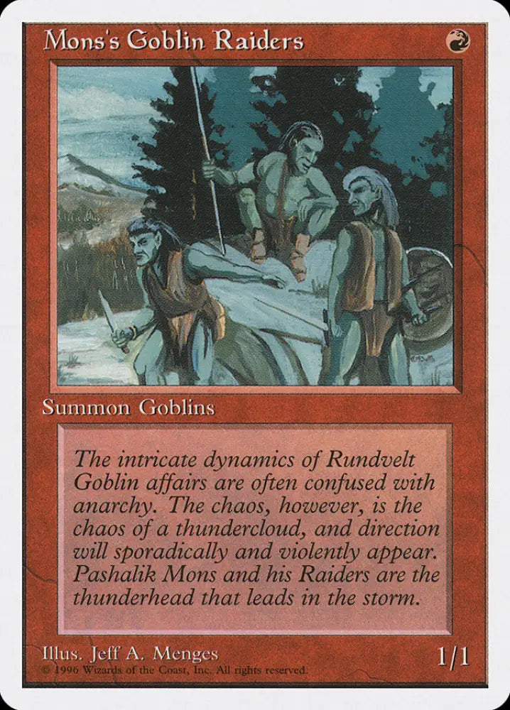 Mons’s Goblin Raiders [Introductory Two-Player Set] - MTG Single