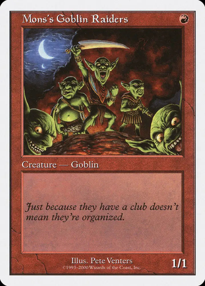 Mons’s Goblin Raiders [Starter 2000] - MTG Single