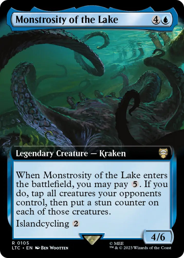 Monstrosity of the Lake (Extended Art) [The Lord of the Rings: Tales of Middle-Earth Commander] - MTG Single