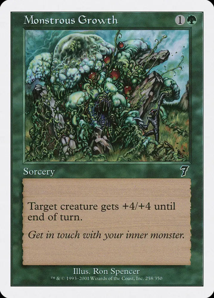 Monstrous Growth [Seventh Edition] - MTG Single