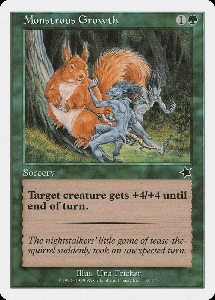 Monstrous Growth [Starter 1999] - MTG Single