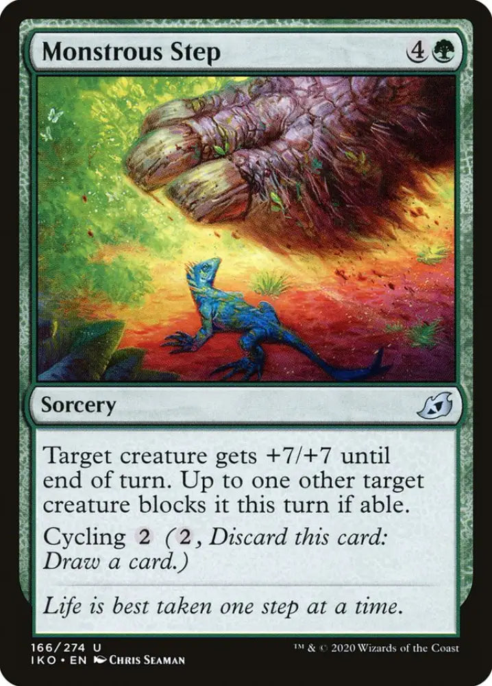 Monstrous Step [Ikoria: Lair of Behemoths] - MTG Single