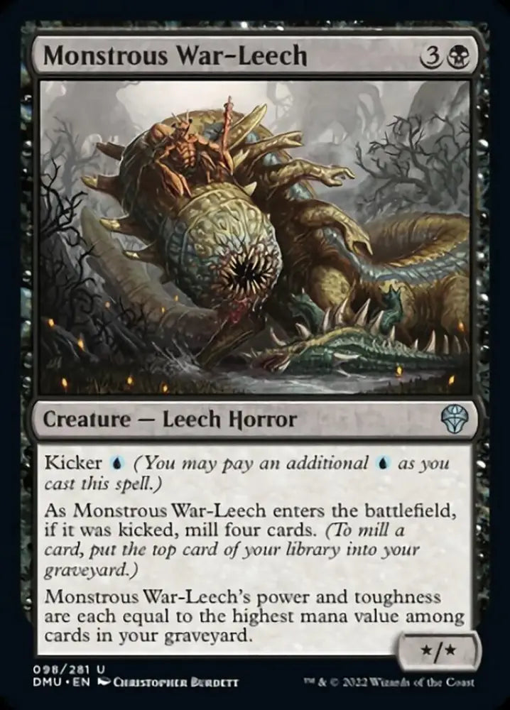 Monstrous War-Leech [Dominaria United] - MTG Single