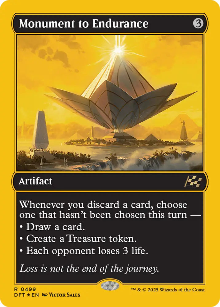 Monument to Endurance (First-Place Foil) [Aetherdrift] - MTG Single