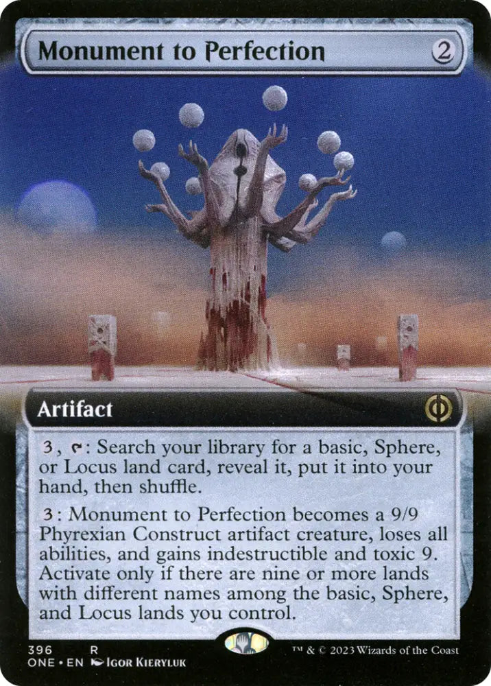 Monument to Perfection (Extended Art) [Phyrexia: All Will Be One] - MTG Single