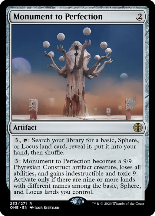 Monument to Perfection (Promo Pack) [Phyrexia: All Will Be One Promos] - MTG Single