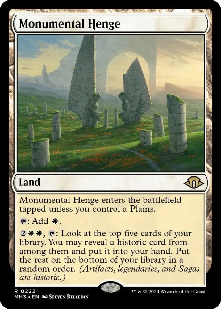 Monumental Henge [Modern Horizons 3] - MTG Single