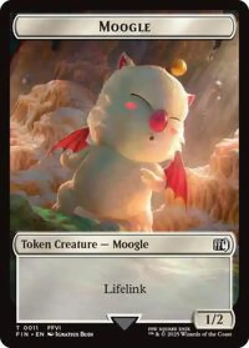 Moogle (0011) // Treasure (0023) Double-Sided Token (11 // 23) [Final Fantasy]