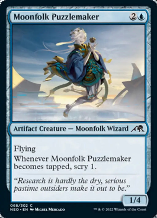 Moonfolk Puzzlemaker [Kamigawa: Neon Dynasty] - MTG Single