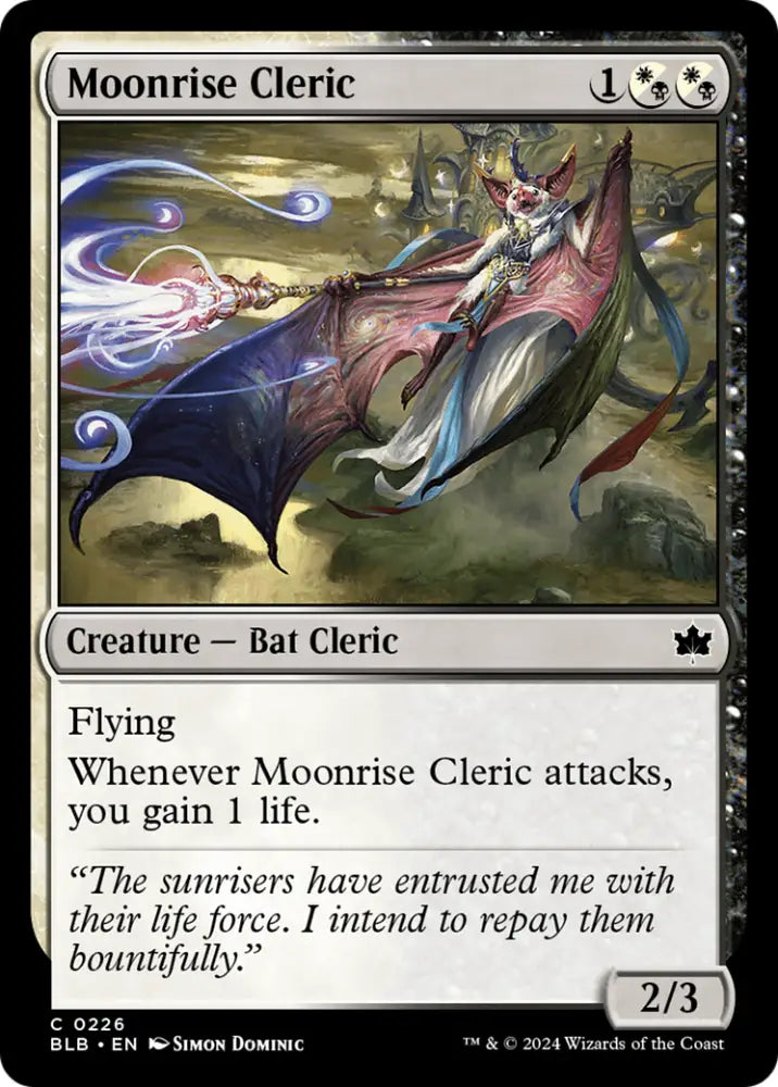 Moonrise Cleric [Bloomburrow] - MTG Single