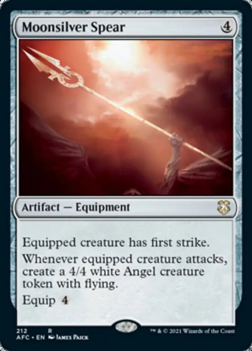 Moonsilver Spear [Dungeons & Dragons: Adventures in the Forgotten Realms Commander] - MTG Single