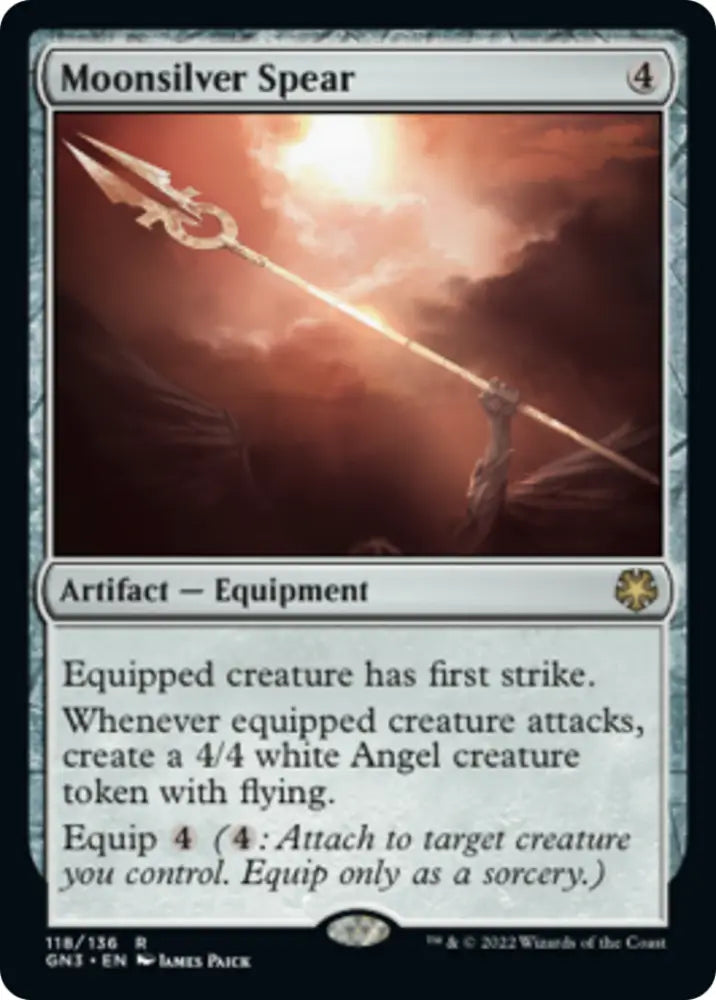 Moonsilver Spear [Game Night: Free-for-All] - MTG Single