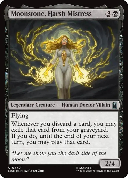 Moonstone, Harsh Mistress (Surge Foil) (447) [Marvel Super Heroes]