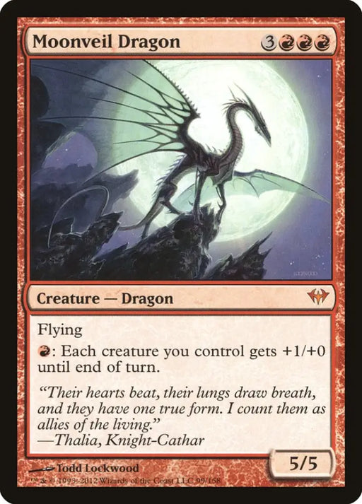 Moonveil Dragon [Dark Ascension] - MTG Single
