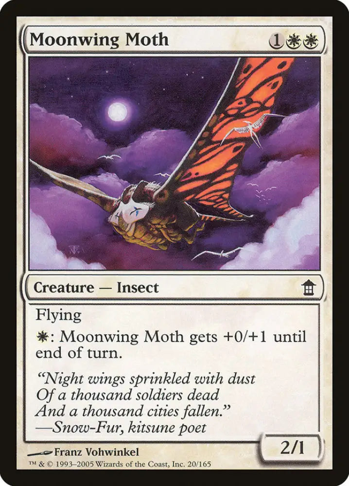 Moonwing Moth [Saviors of Kamigawa] - MTG Single