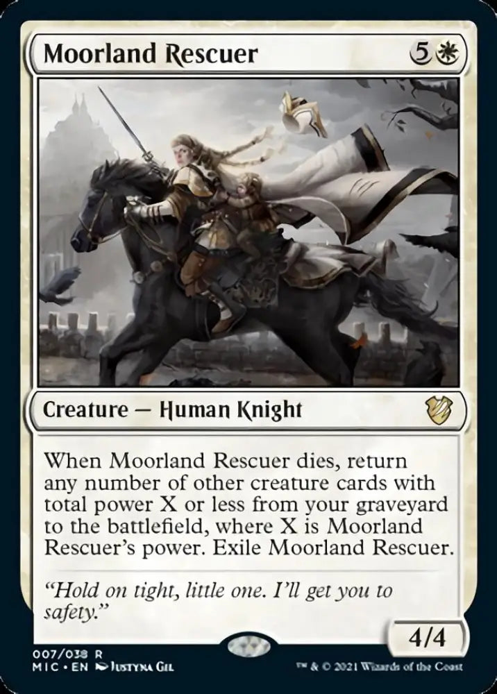 Moorland Rescuer [Innistrad: Midnight Hunt Commander] - MTG Single