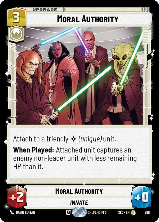 Moral Authority (Foil) (766) [Secrets of Power]