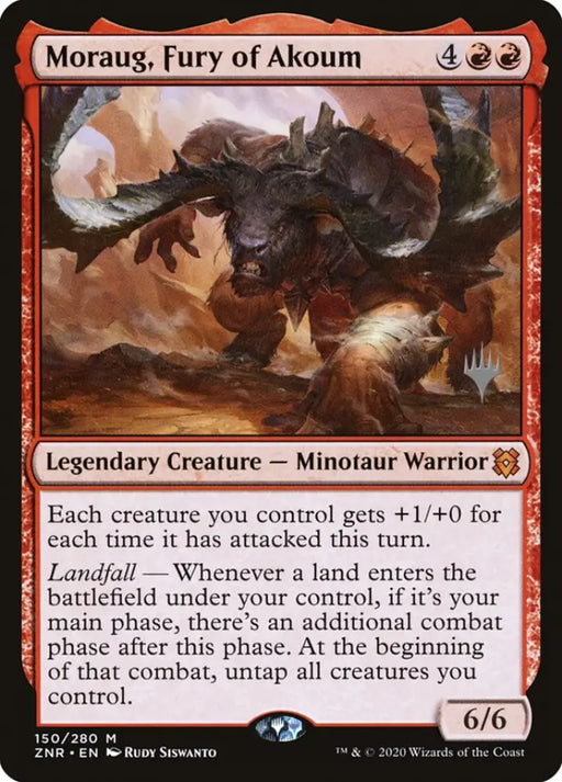 Moraug Fury of Akoum (Promo Pack) [Zendikar Rising Promos] - MTG Single