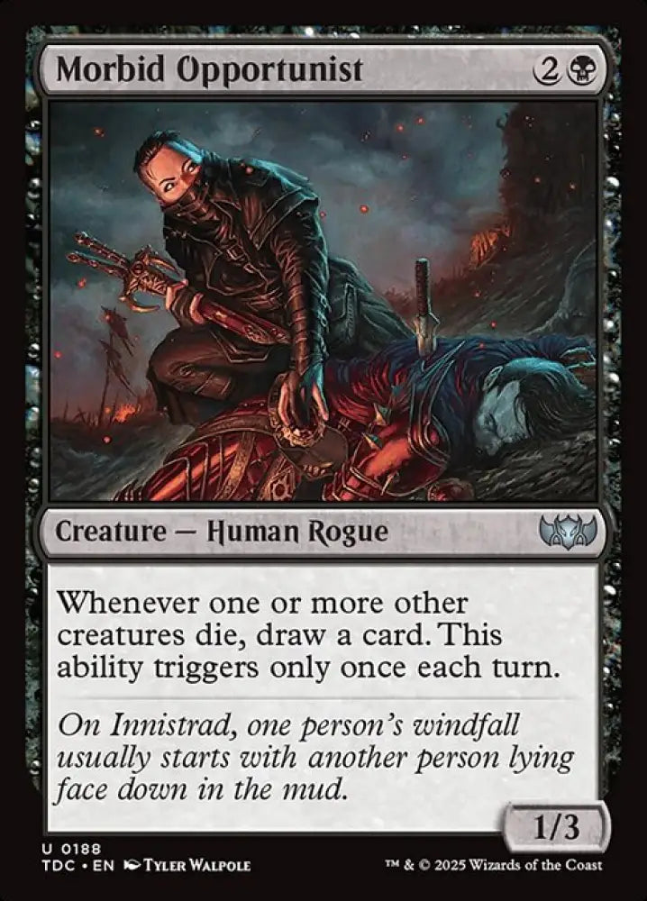 Morbid Opportunist (188) [Tarkir: Dragonstorm Commander]
