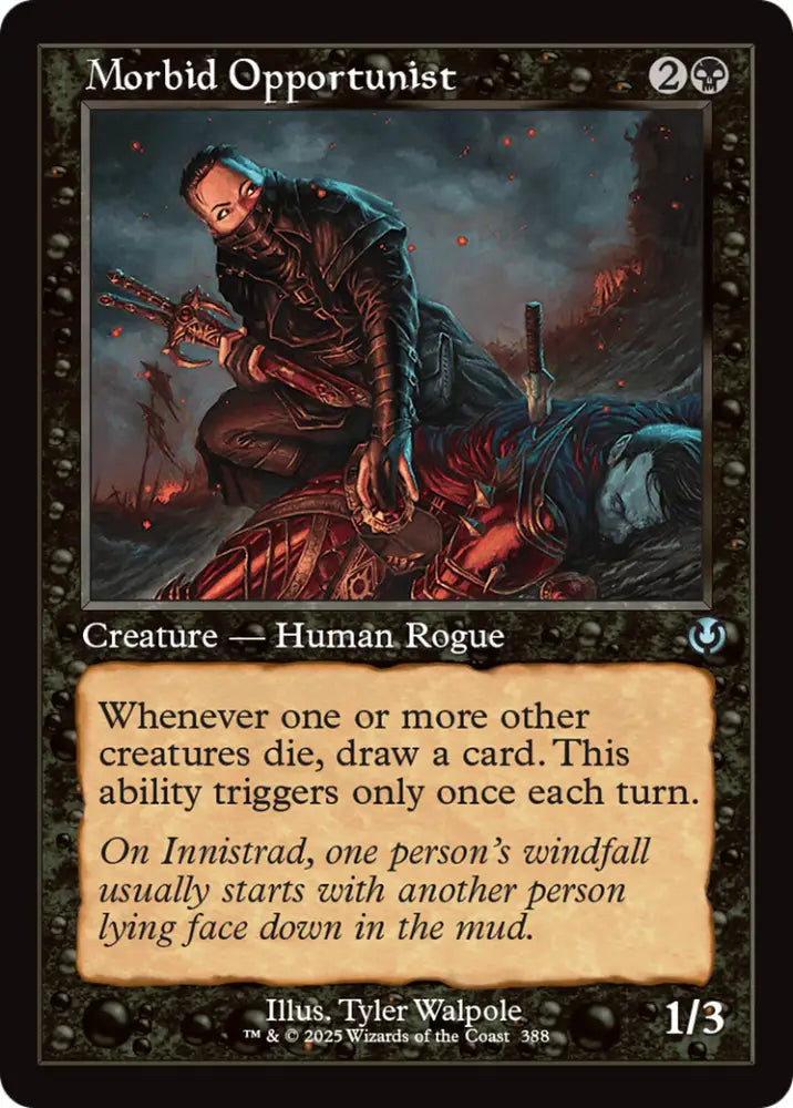 Morbid Opportunist (Retro Frame) [Innistrad Remastered] - MTG Single