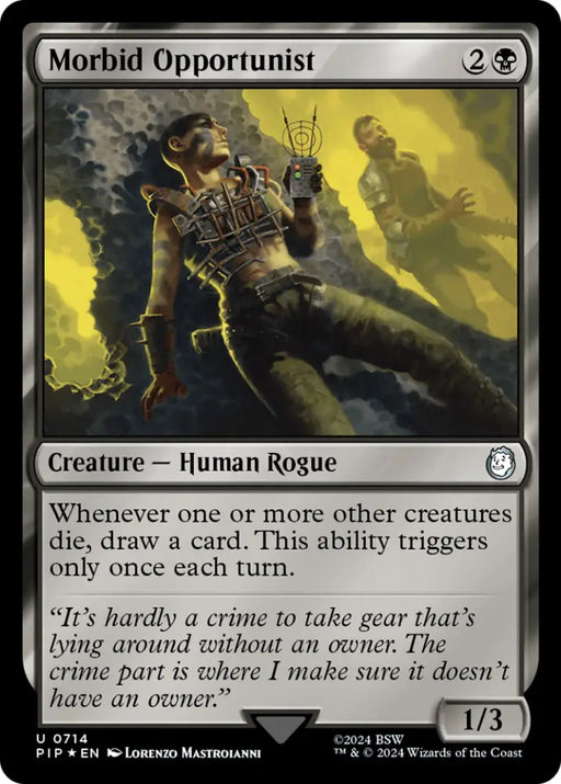 Morbid Opportunist (Surge Foil) [Fallout] - MTG Single
