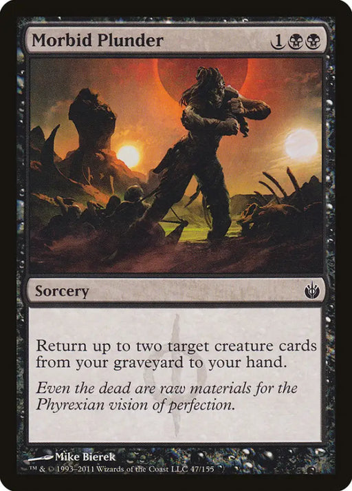 Morbid Plunder [Mirrodin Besieged] - MTG Single
