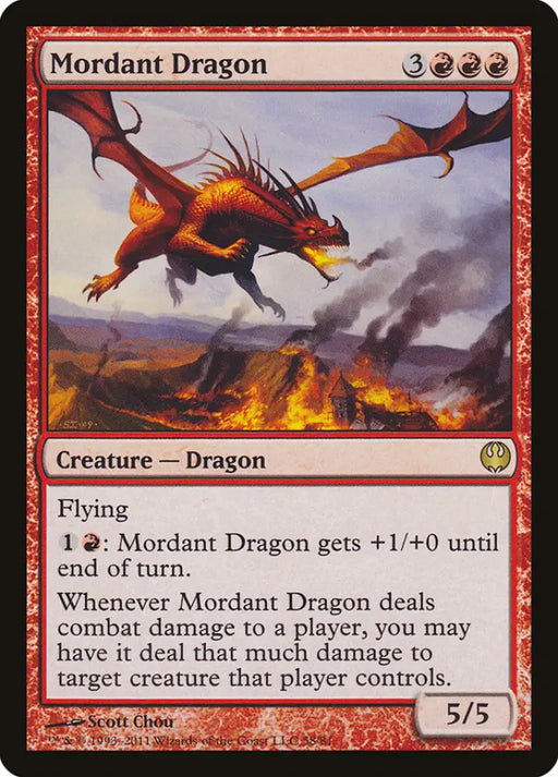 Mordant Dragon [Duel Decks: Knights vs. Dragons] - MTG Single