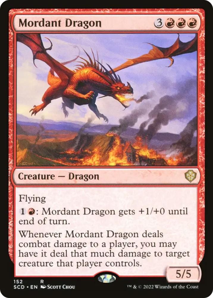 Mordant Dragon [Starter Commander Decks] - MTG Single
