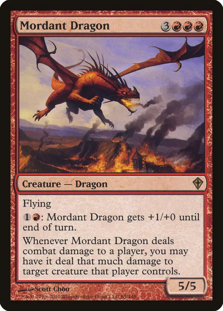 Mordant Dragon [Worldwake] - MTG Single