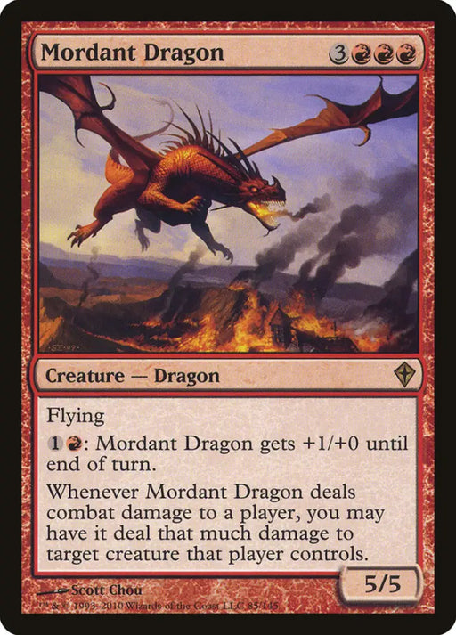 Mordant Dragon [Worldwake] - MTG Single