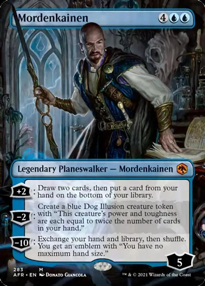 Mordenkainen (Borderless) [Dungeons & Dragons: Adventures in the Forgotten Realms] - MTG Single