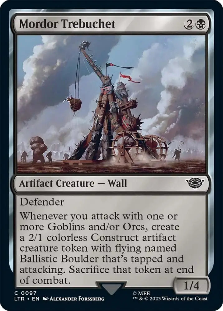 Mordor Trebuchet [The Lord of the Rings: Tales of Middle-Earth] - MTG Single