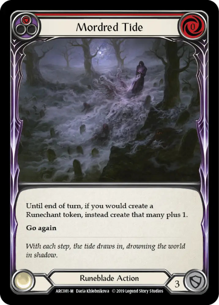 Mordred Tide [Arcane Rising 1st Edition] 1st Edition Normal - Flesh And Blood Single