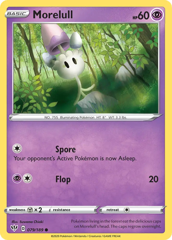 Morelull (079/189) [Sword & Shield: Darkness Ablaze] - Pokemon Single