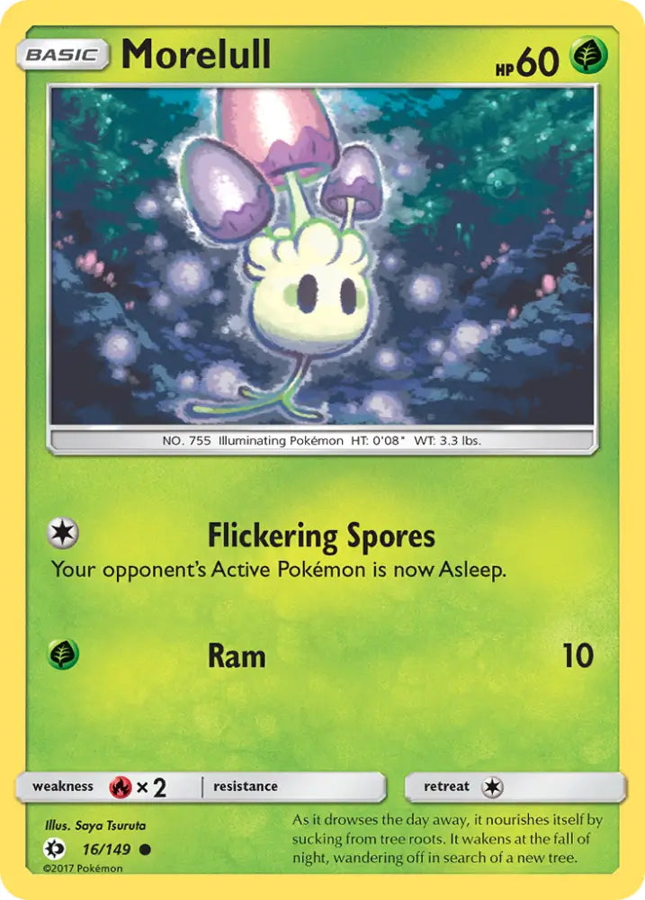 Morelull (16/149) [Sun & Moon: Base Set] - Pokemon Single