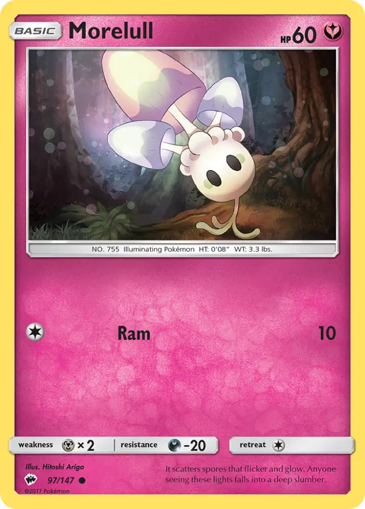 Morelull (97/147) [Sun & Moon: Burning Shadows] - Pokemon Single