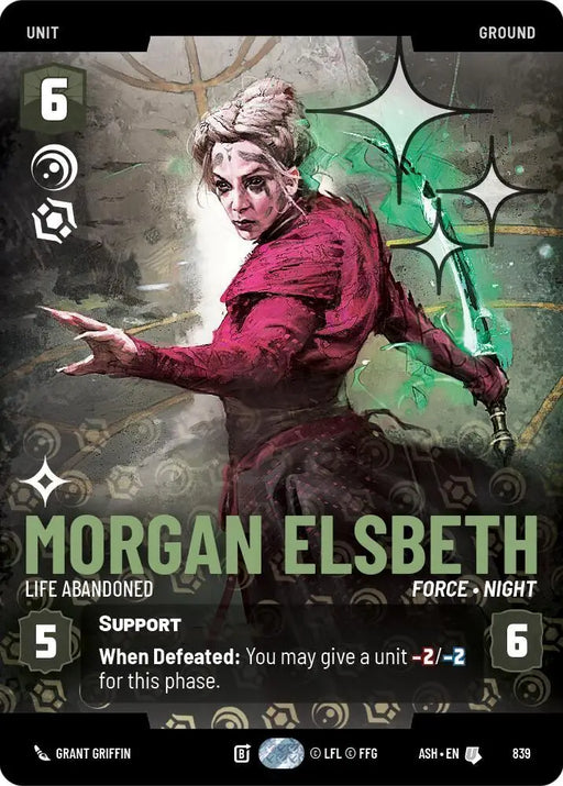 Morgan Elsbeth - Life Abandoned (Prestige Foil) (839) [Ashes of the Empire]