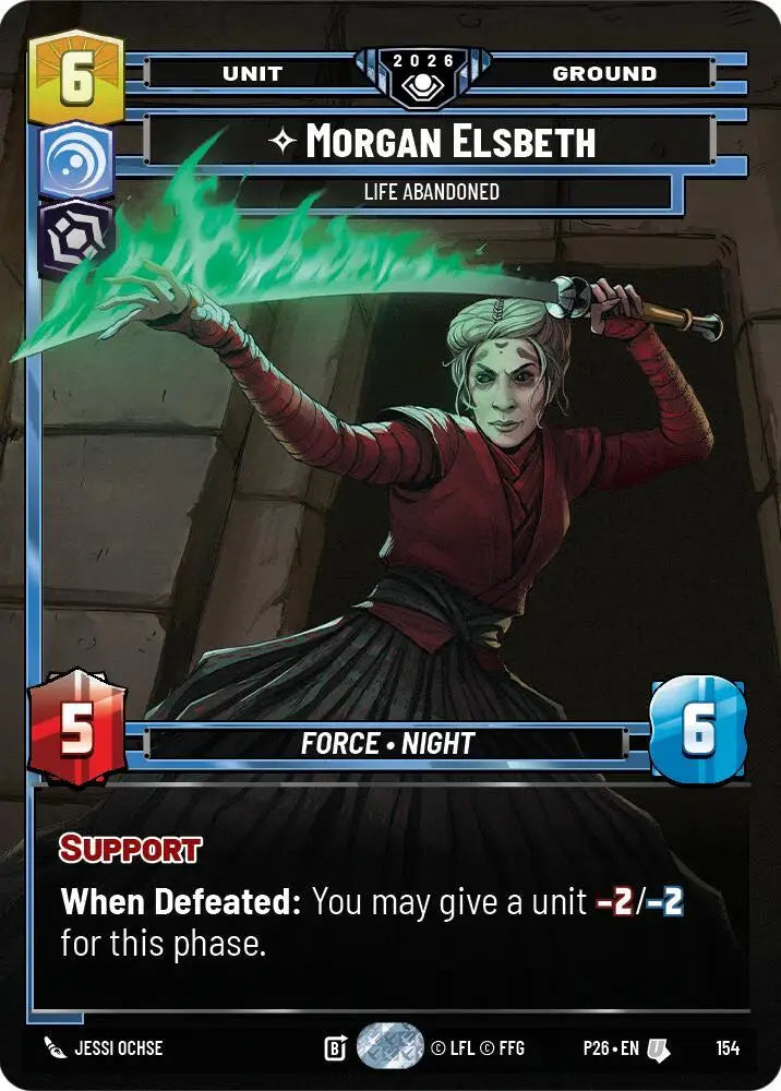 Morgan Elsbeth - Life Abandoned (Prize Wall) (Foil) (154) [Galactic Championship 2026]