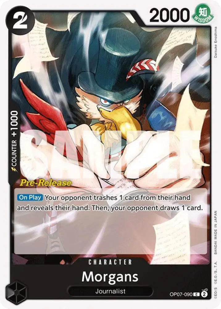 Morgans (OP07-090) [500 Years in the Future Pre-Release Cards]