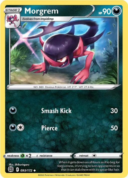 Morgrem (093/172) [Sword & Shield: Brilliant Stars] - Pokemon Single