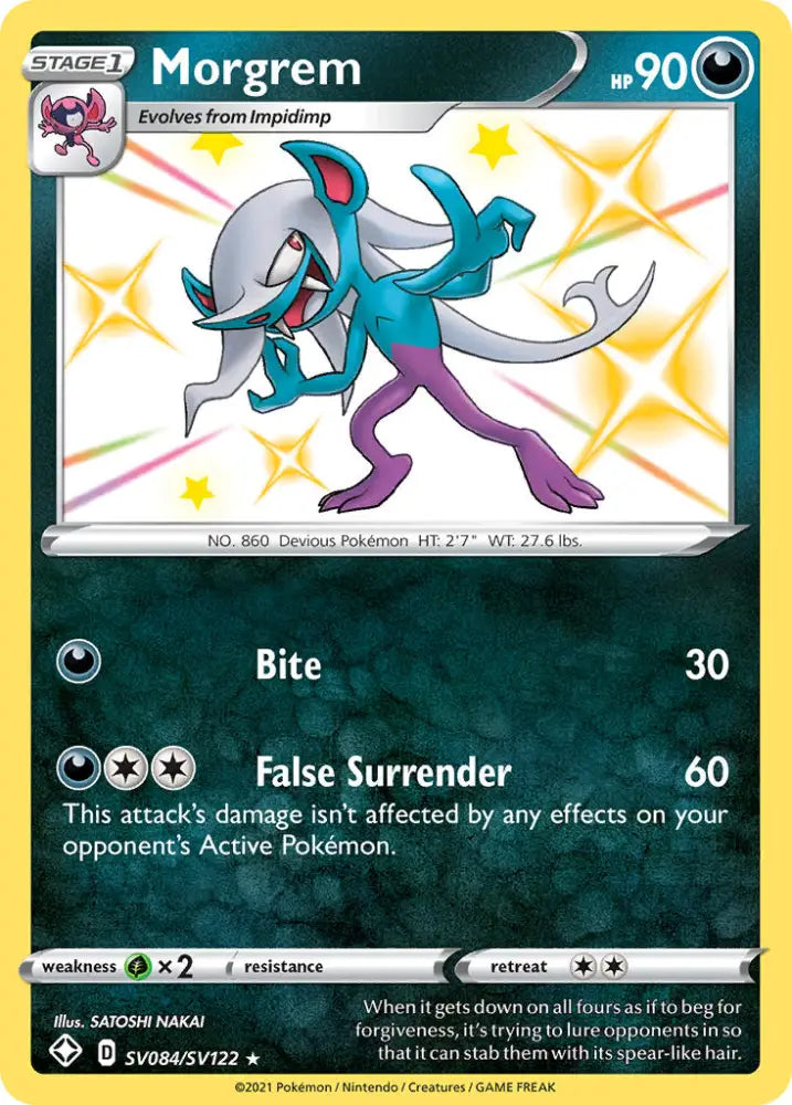 Morgrem (SV084/SV122) [Sword & Shield: Shining Fates] - Pokemon Single