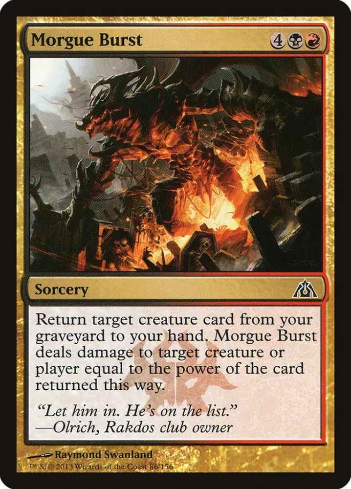 Morgue Burst [Dragon’s Maze] - MTG Single
