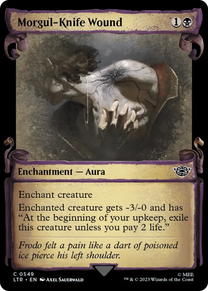 Morgul-Knife Wound [The Lord of the Rings: Tales of Middle-Earth Showcase Scrolls] - MTG Single