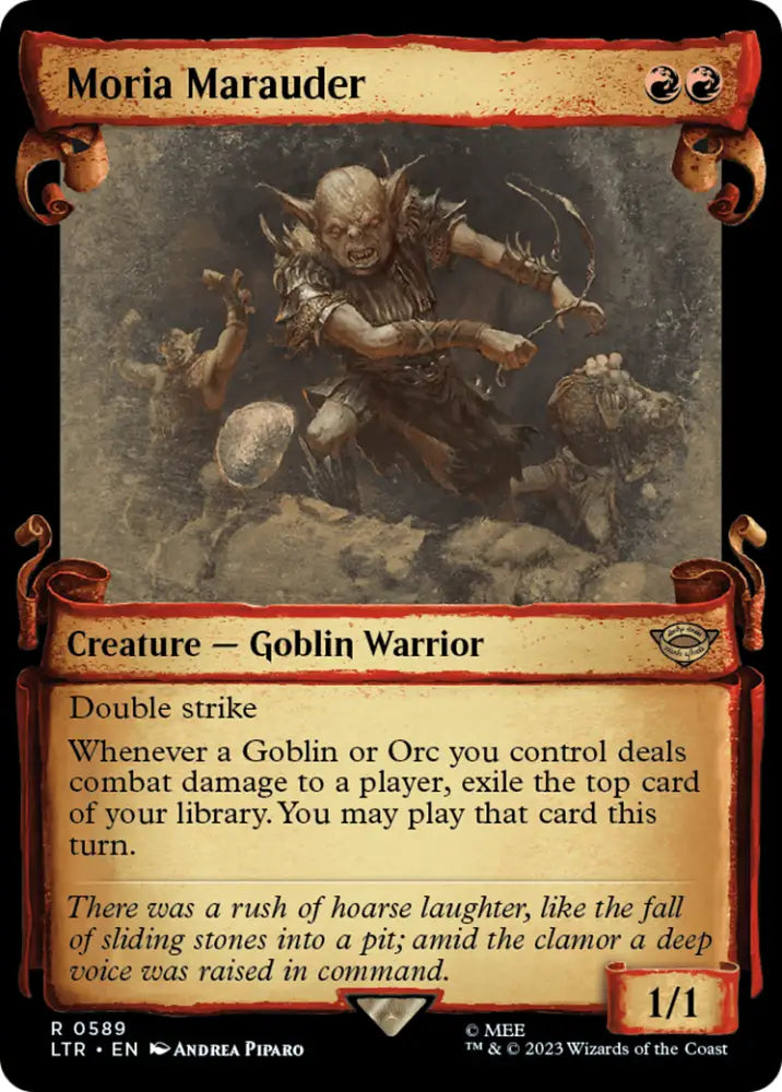Moria Marauder [The Lord of the Rings: Tales of Middle-Earth Showcase Scrolls] - MTG Single