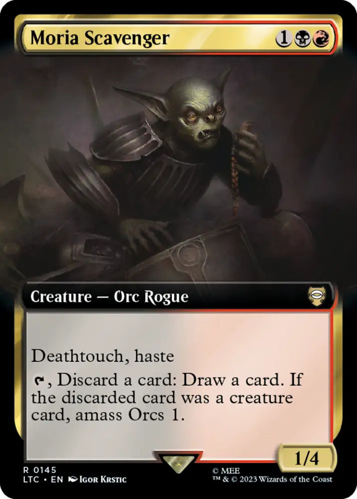 Moria Scavenger (Extended Art) [The Lord of the Rings: Tales of Middle-Earth Commander] - MTG Single
