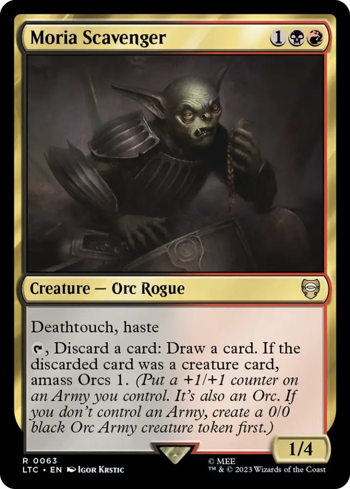 Moria Scavenger [The Lord of the Rings: Tales of Middle-Earth Commander] - MTG Single