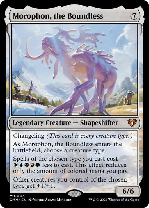 Morophon the Boundless [Commander Masters] - MTG Single