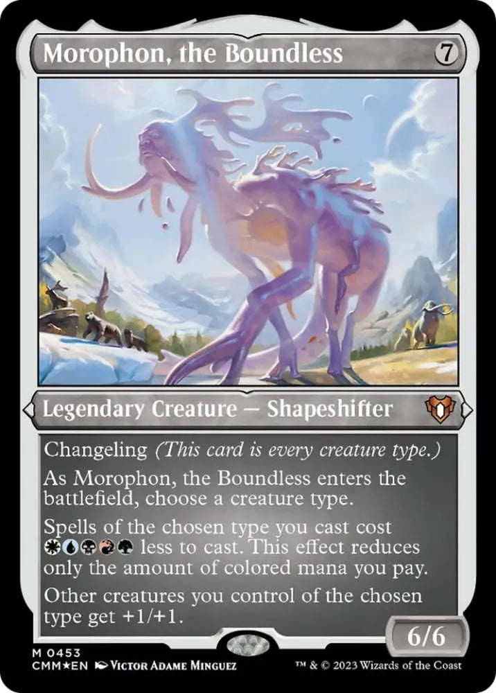 Morophon the Boundless (Foil Etched) [Commander Masters] - MTG Single